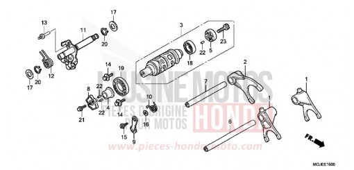 BARILLET DE SELECTION CBF1000FAC de 2012